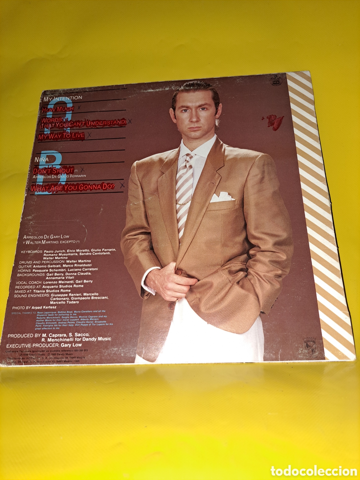 Discos de vinilo: LP GARY LOW, RIEN NE VA PLUS, VINILO 1985 - Foto 1