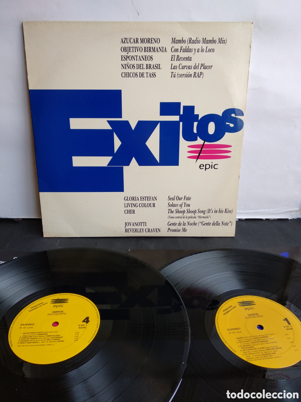 Discos de vinilo: EPIC &Eacute;XITOS, SPAIN, EPIC, 1991, J.4 - Foto 1