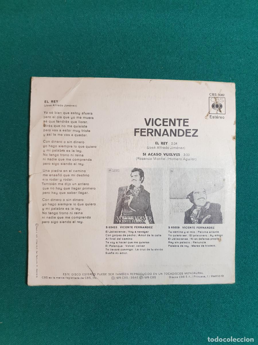 Discos de vinilo: Vicente Fernandez &ndash; El Rey - Foto 2