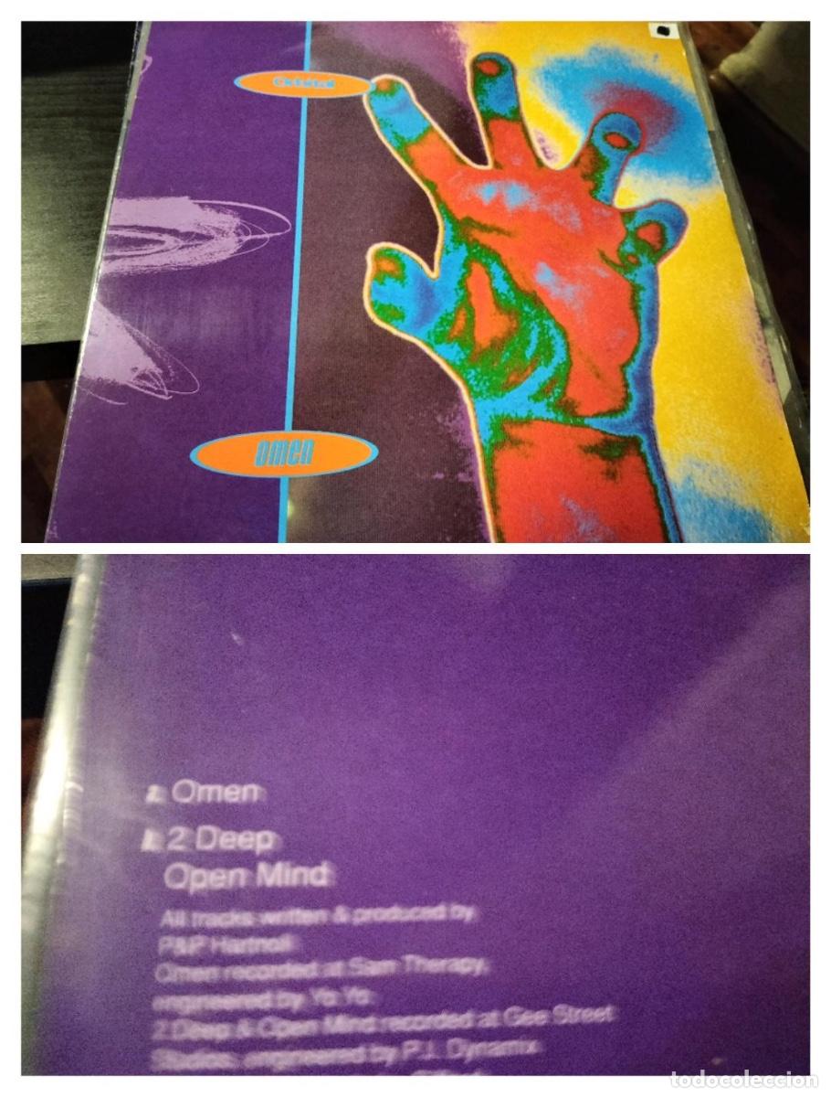 Discos de vinilo: ORBITAL - OMEN 12&rdquo; MAXI UK FFRR 1990 - TECHNO - Foto 1