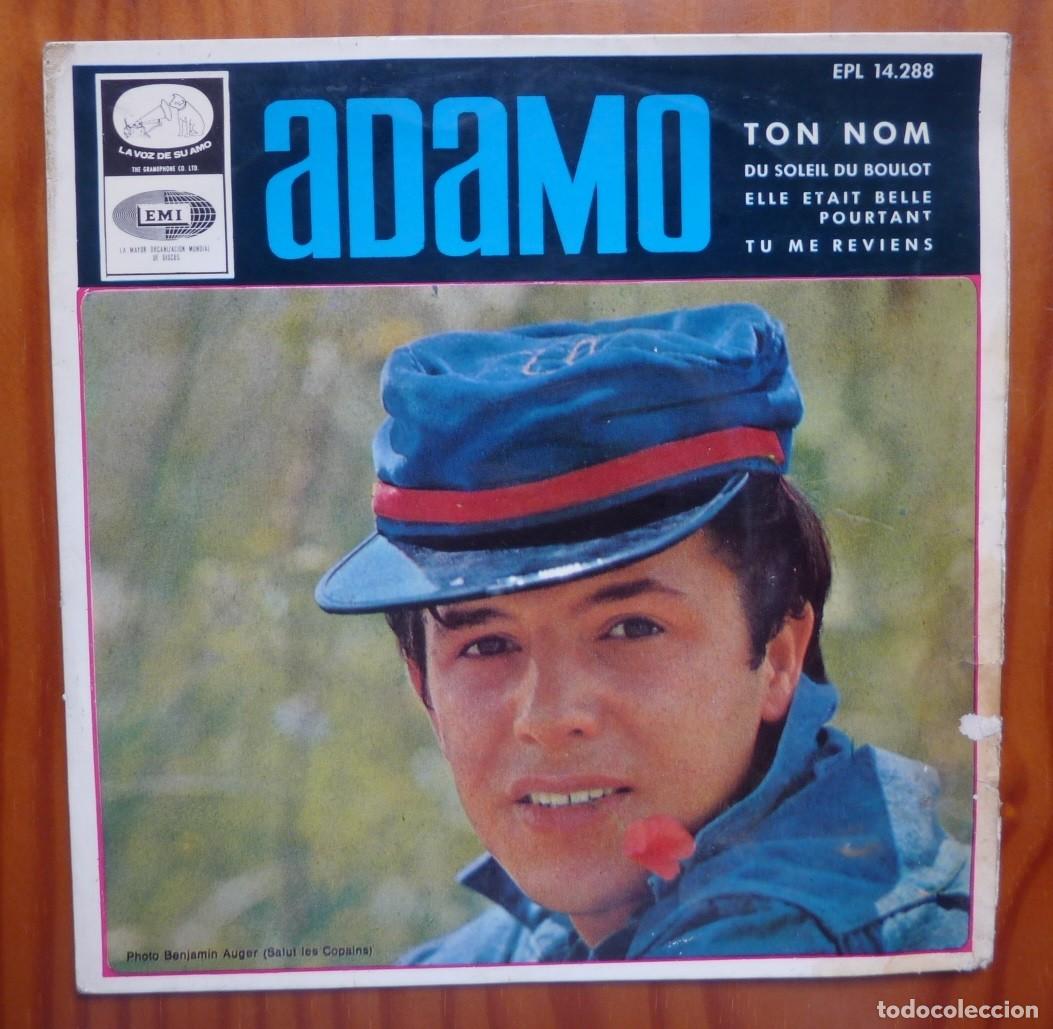 Discos de vinilo: ADAMO / TON NOM+3 / 1966 / EP - Foto 1