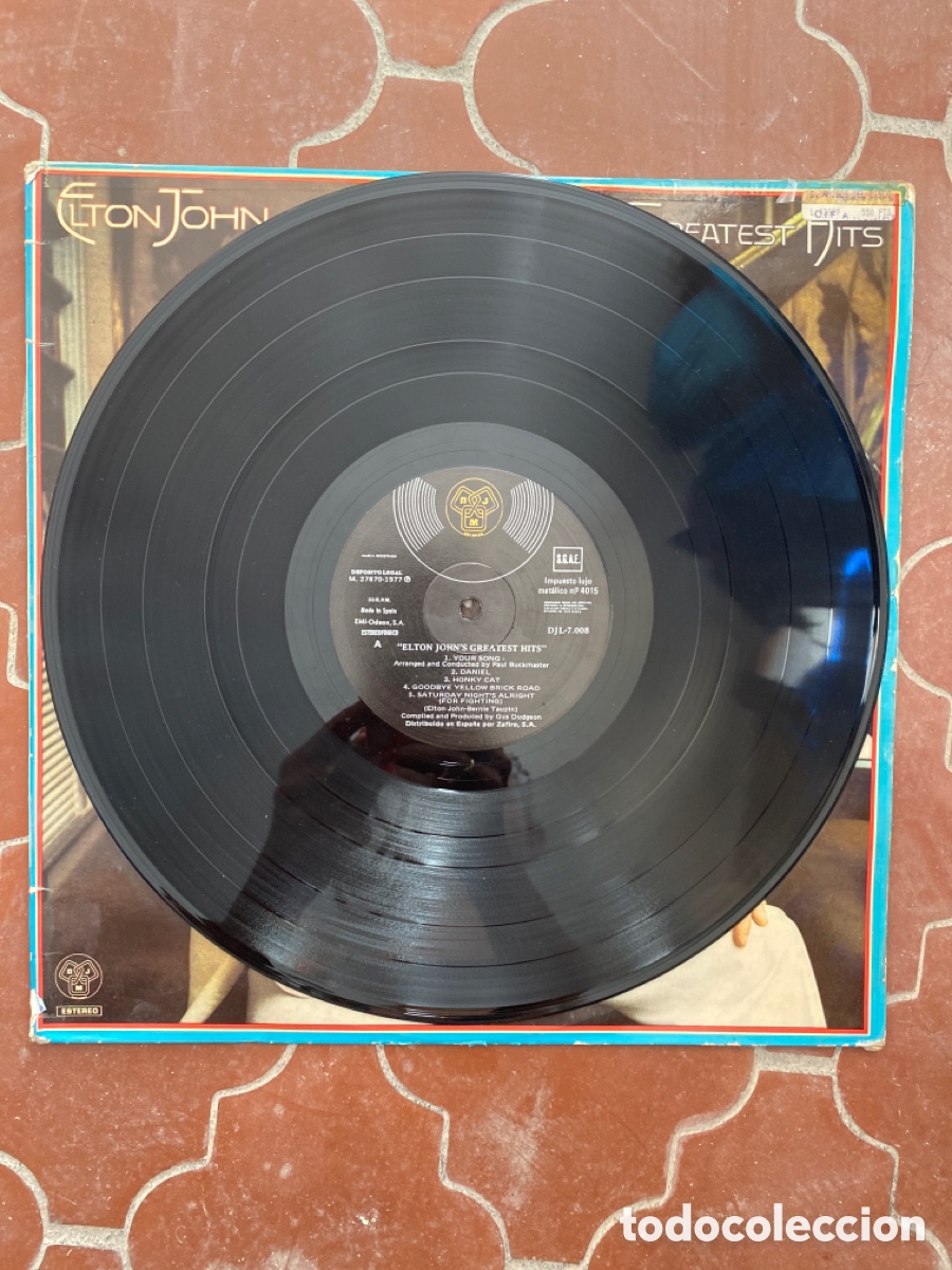 Discos de vinilo: Elton John Greatest Hits - Foto 4