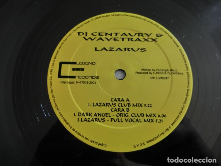 Discos de vinilo: DJ Centaury & Wavetraxx &ndash; Lazarus - Foto 3