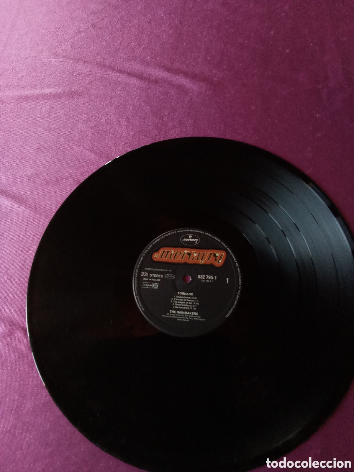 Discos de vinilo: RAINMAKERS TORNADO LP P/1/4/4 - Foto 3