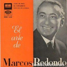 Discos de vinilo: EL ARTE DE ”MARCOS REDONDO” - ALMA DE DIOS, EL GUITARRICO.../ EP EMI 1959 / BUEN ESTADO RF-6558