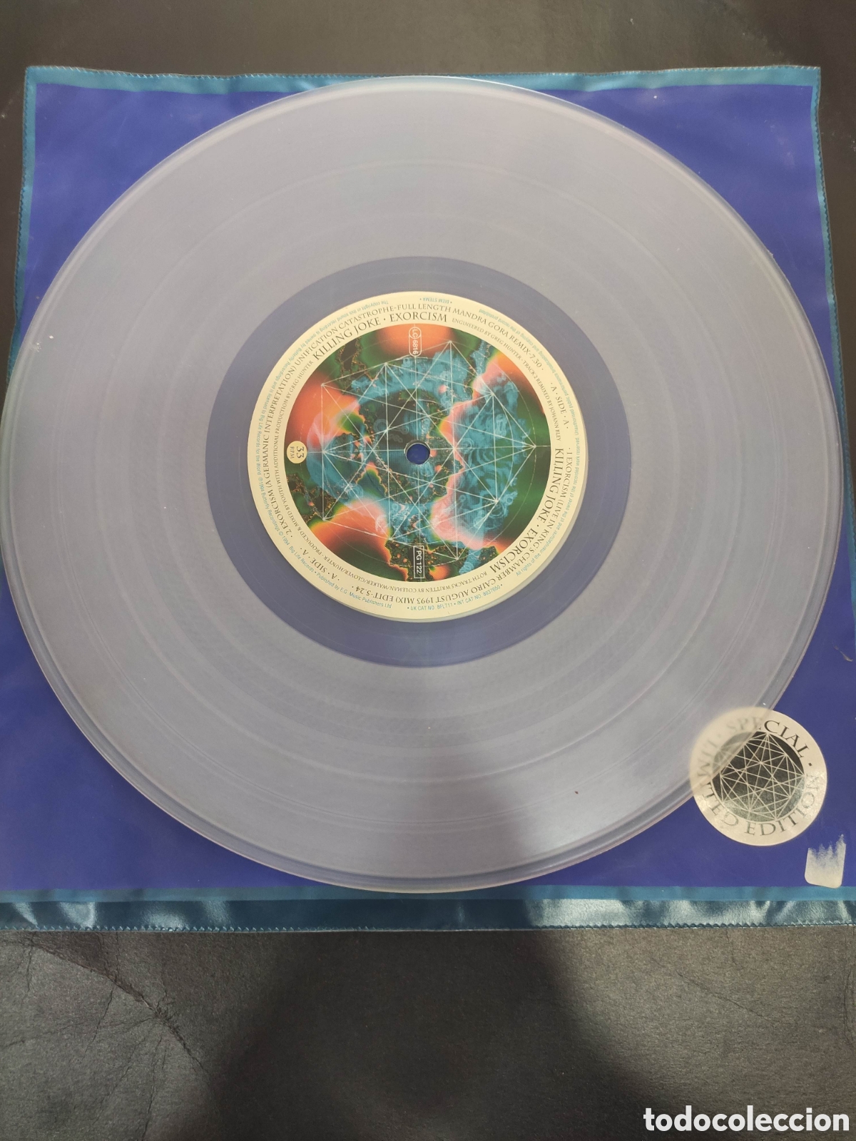 Discos de vinilo: MAXI 10&rdquo; KILLING JOKE EXORCISM. VINILO TRANSPARENTE - Foto 1