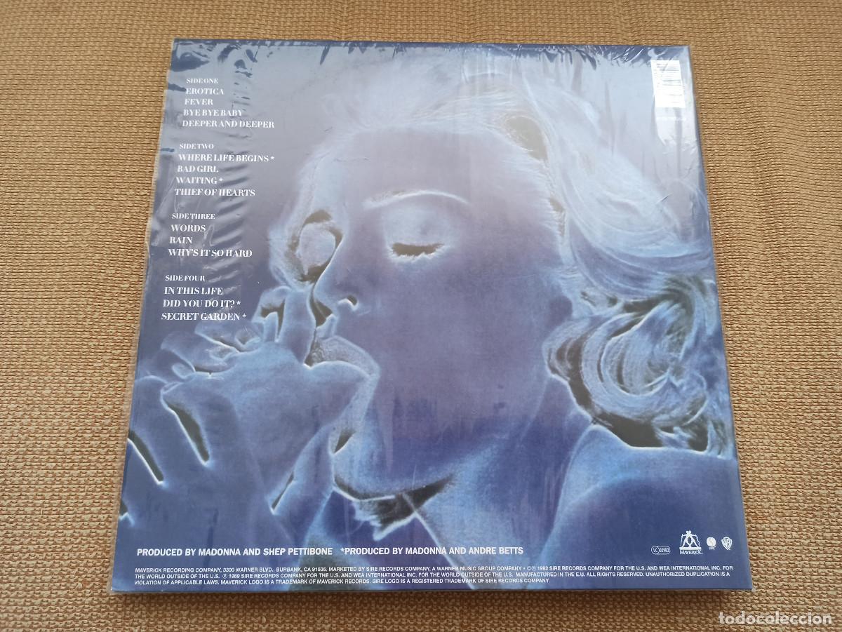 Discos de vinilo: Madonna &lrm;&ndash; Erotica - Foto 2