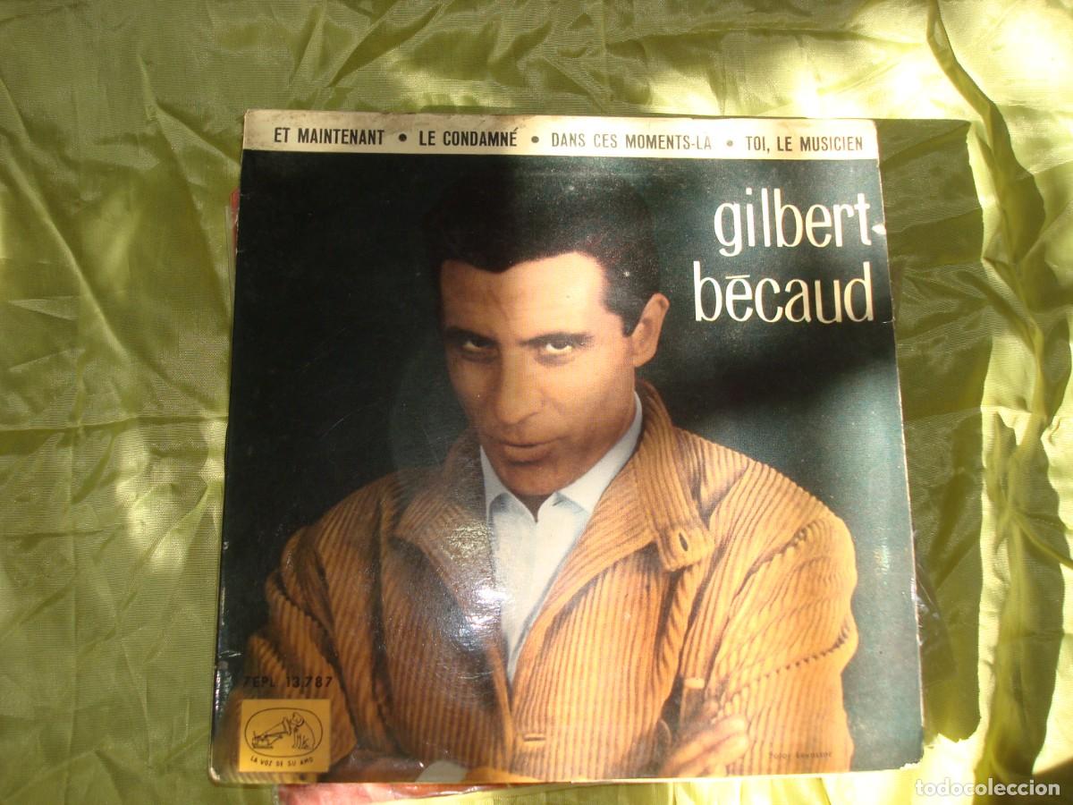 Discos de vinilo: GILBERT BECAUD. ET MAINTENANT + E. EP. LA VOZ DE SU AMO, 1962 - Foto 1