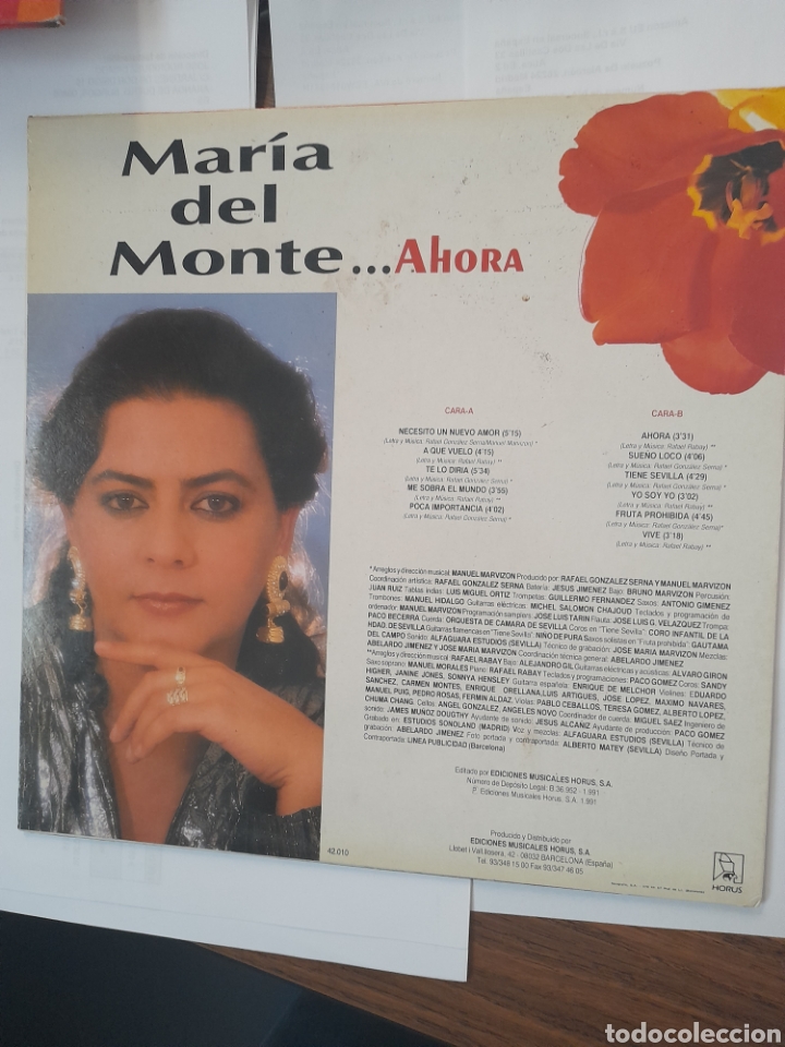 Discos de vinilo: Maria del Monte. Ahora - Foto 2