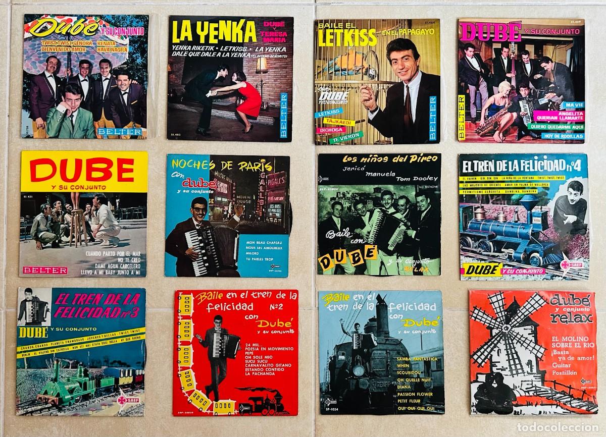 Discos de vinilo: DUBE LOTE 12 EPS BUEN ESTADO - Foto 1