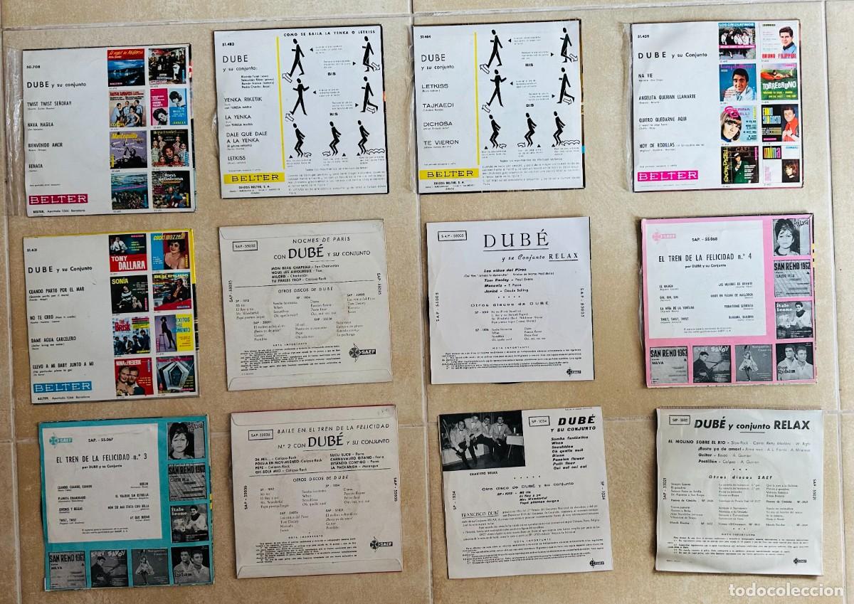 Discos de vinilo: DUBE LOTE 12 EPS BUEN ESTADO - Foto 2