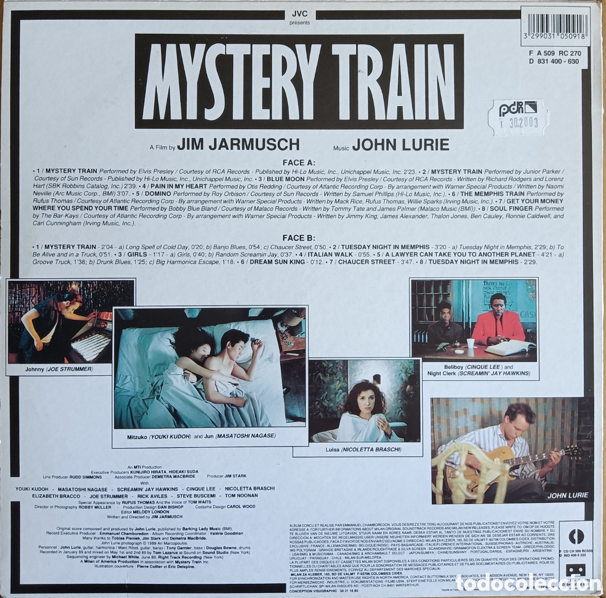 Discos de vinilo: John Lurie - Mystery Train, 1989 - Foto 2