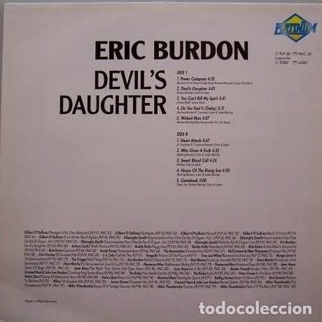 Discos de vinilo: Eric Burdon &ndash; Devils Daughter - Foto 2