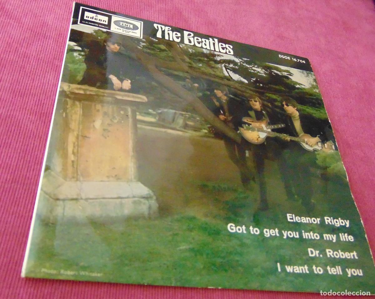 Discos de vinilo: The Beatles &ndash; Eleanor Rigby + 3 - EP 1966 - Foto 1