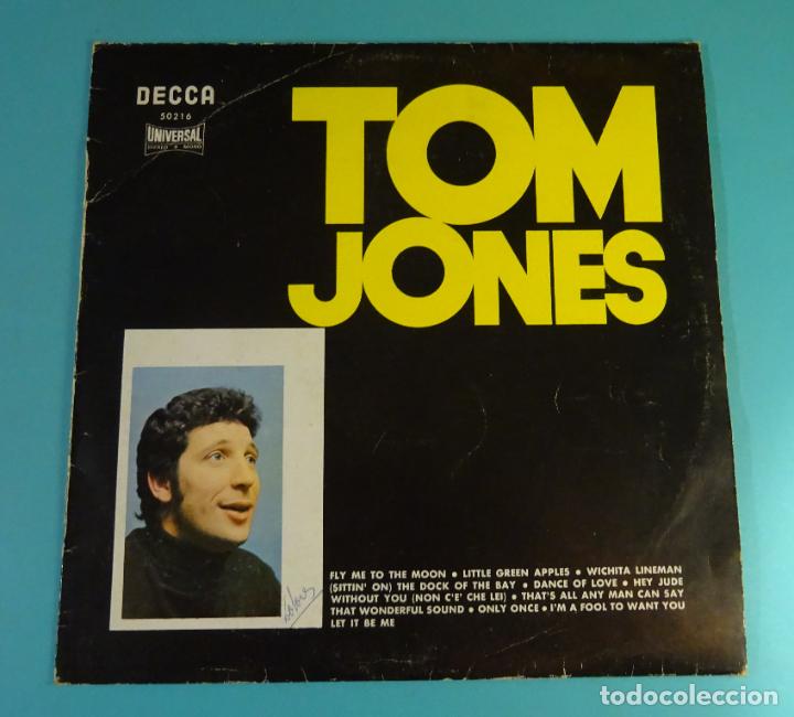 Discos de vinilo: TOM JONES. LP DECCA 1970. C&Iacute;RCULO DE LECTORES - Foto 1