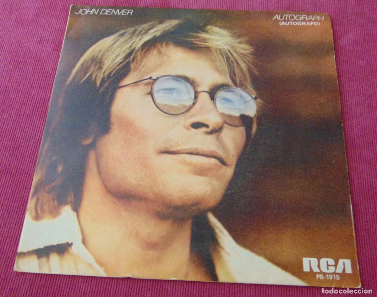 Discos de vinilo: John Denver &ndash; Autograph - SINGLE 1980 - Foto 1