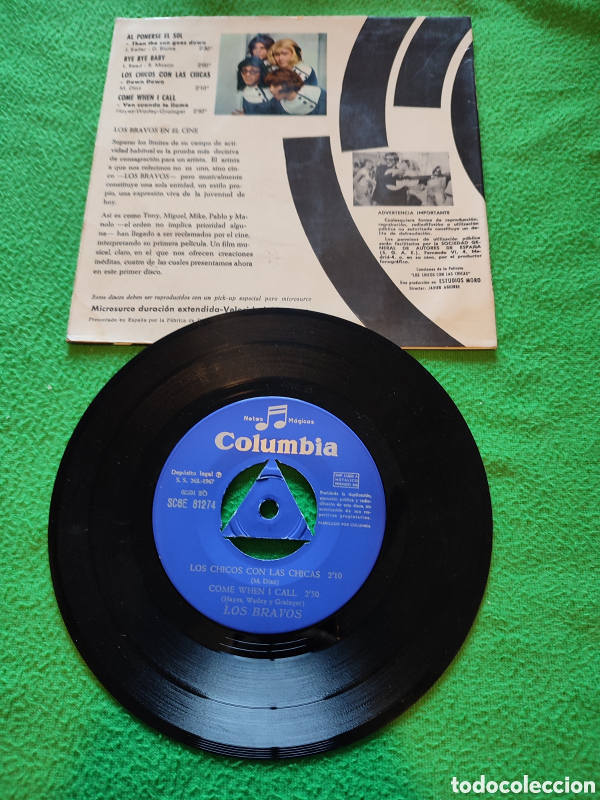 Discos de vinilo: Los Bravos - Los chicos con las chicas+ 3 - Foto 2