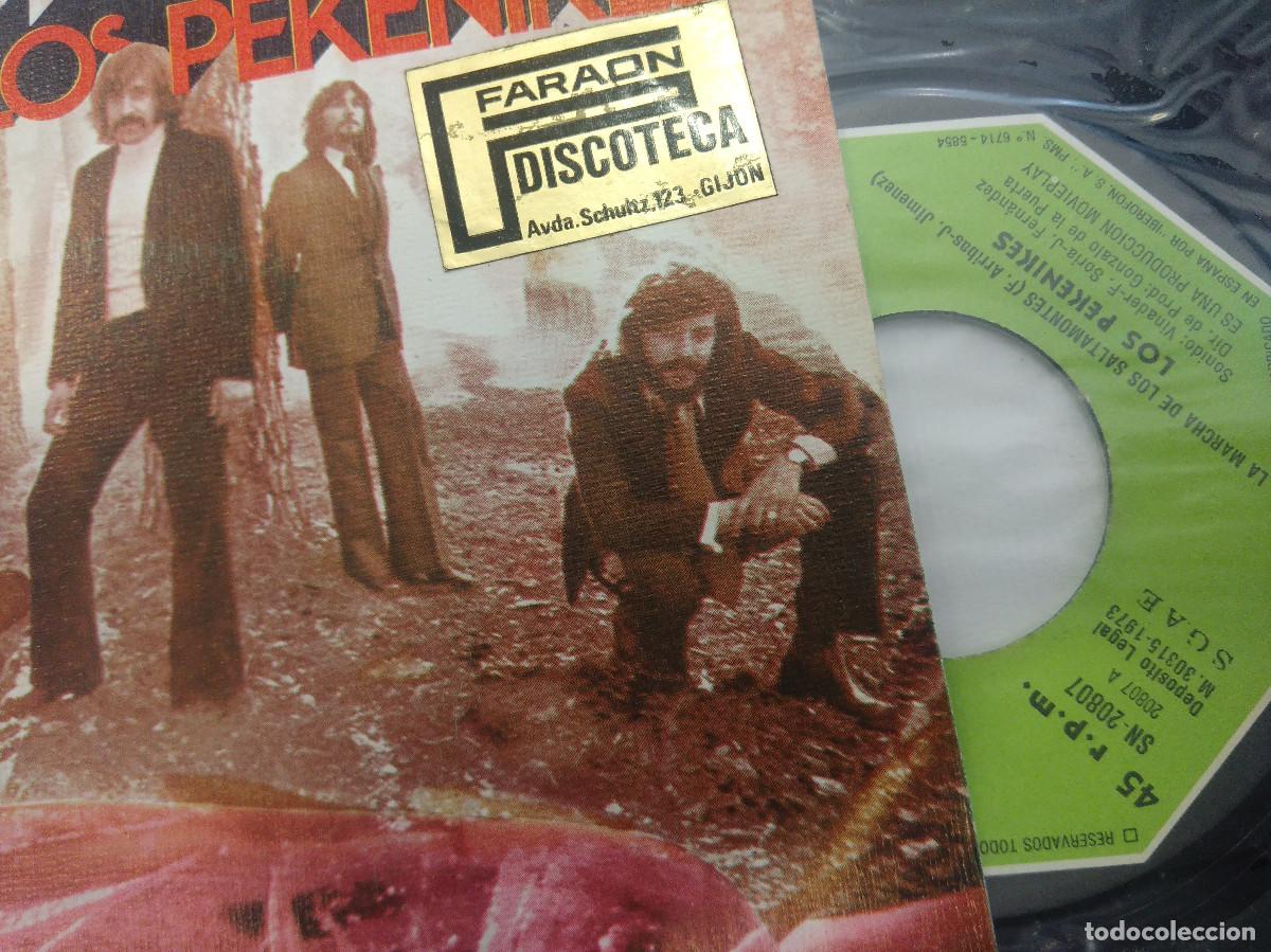 Discos de vinilo: LOS PEKENIKES/SALTAMONTES/SINGLE. - Foto 2