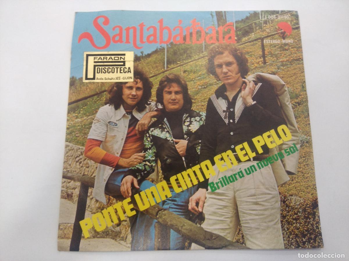 Discos de vinilo: SANTABARBARA/PONTE UNA CINTA EN EL PELO/SINGLE. - Foto 1