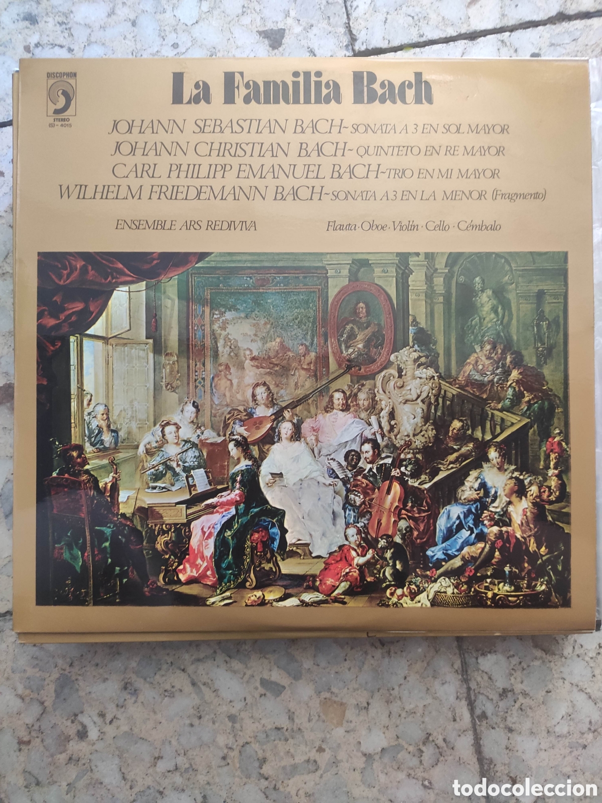 Vinyl records: LP LA FAMILIA BACH. ENSEEMBLE ARS REDIVIVA.