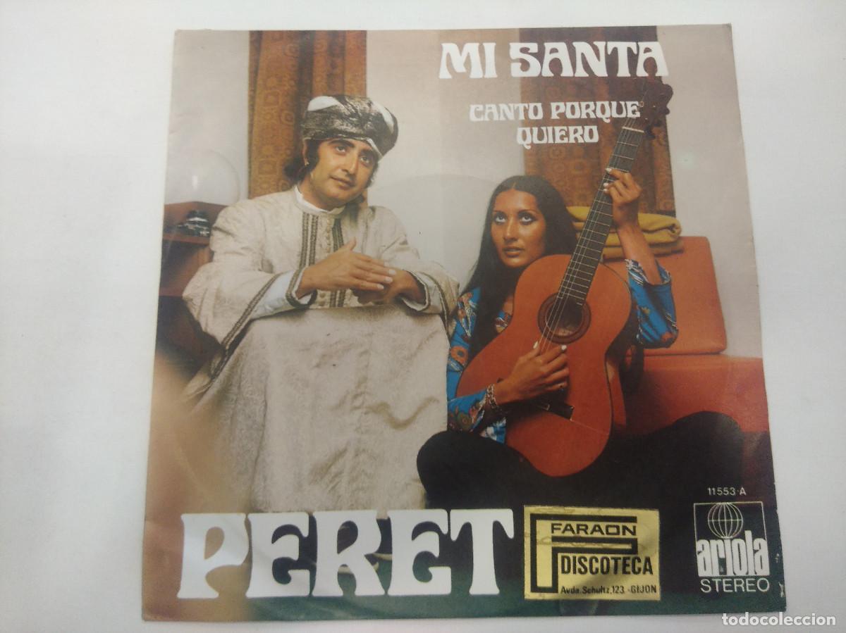 Discos de vinilo: PERET/MI SANTA/SINGLE. - Foto 1