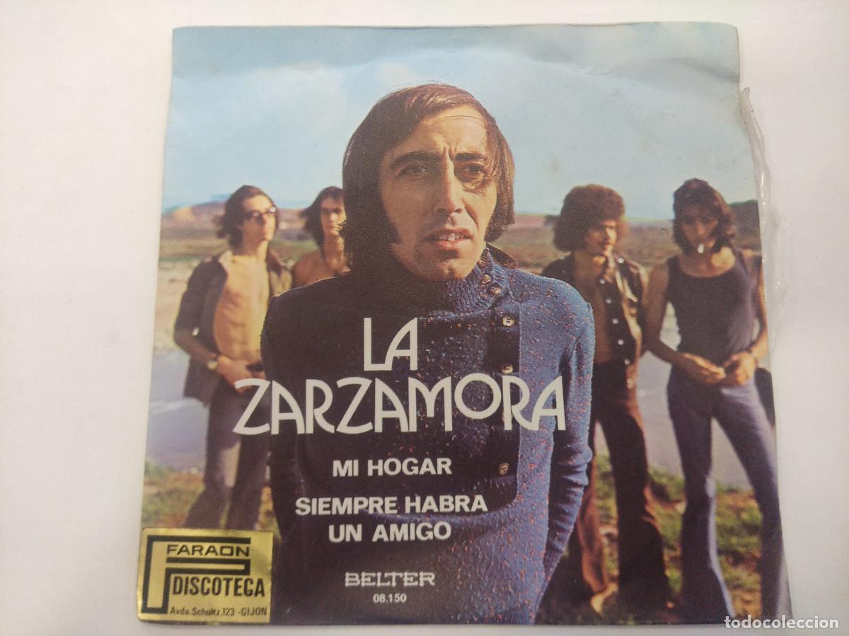 Discos de vinilo: LA ZARZAMORA/MI HOGAR/SINGLE. - Foto 1