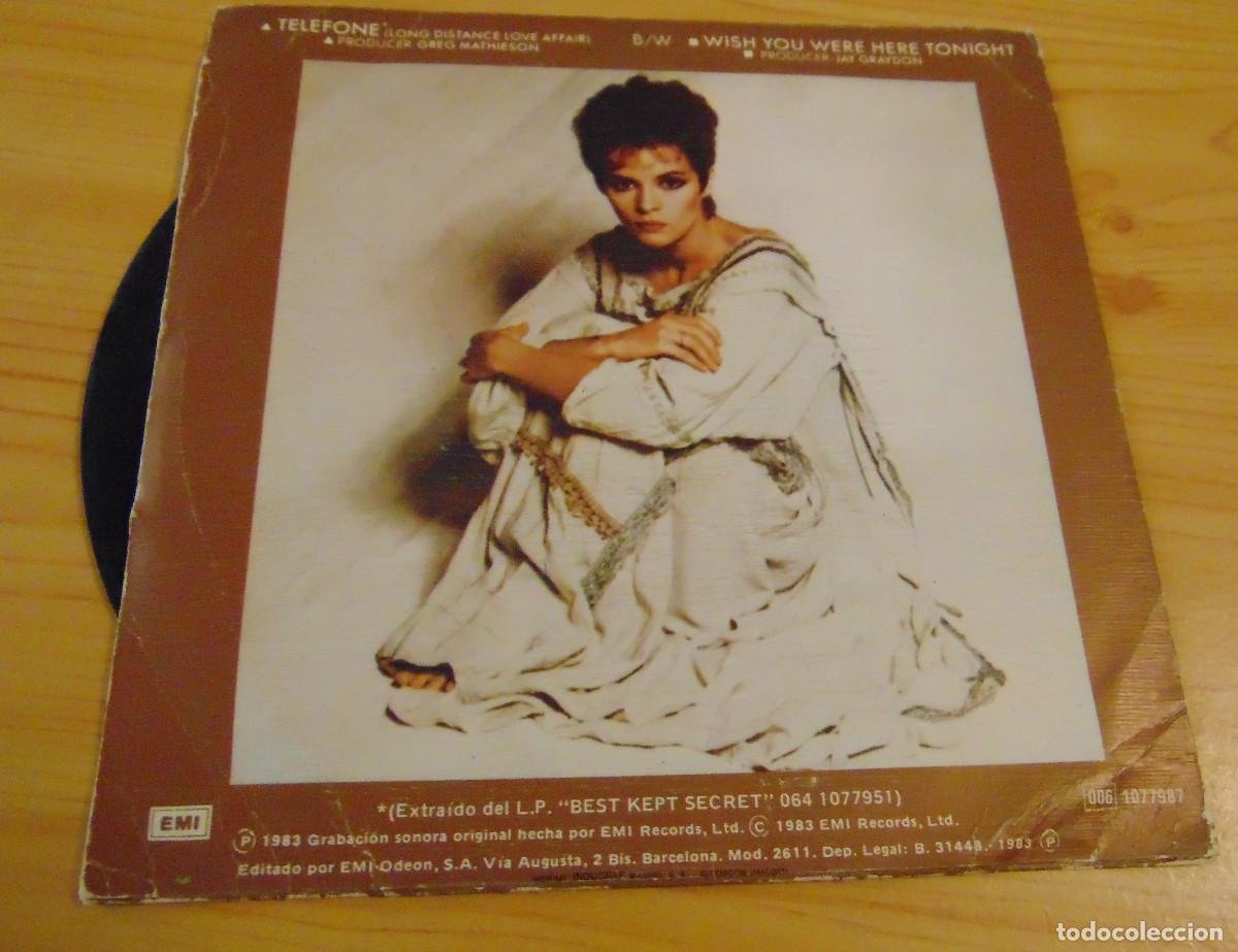 Discos de vinilo: SHEENA EASTON - TELEFONE - SINGLE 1983 - Foto 2