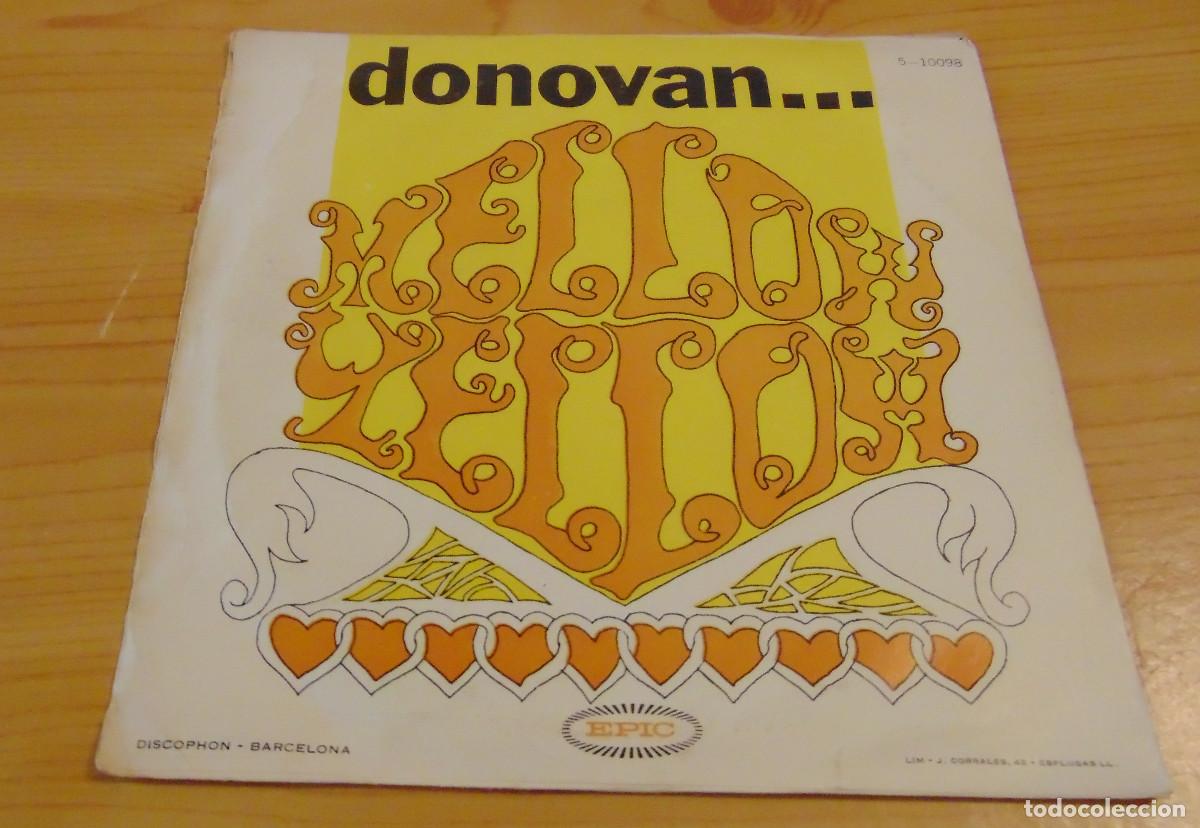 Discos de vinilo: Donovan &ndash; Mellow Yellow - SINGLE 1966 - Foto 2