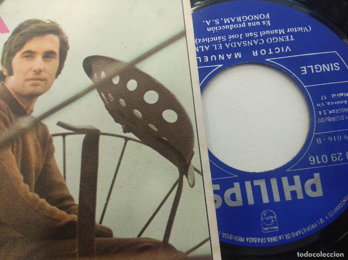 Discos de vinilo: VICTOR MANUEL/CARMINA/SINGLE. - Foto 2