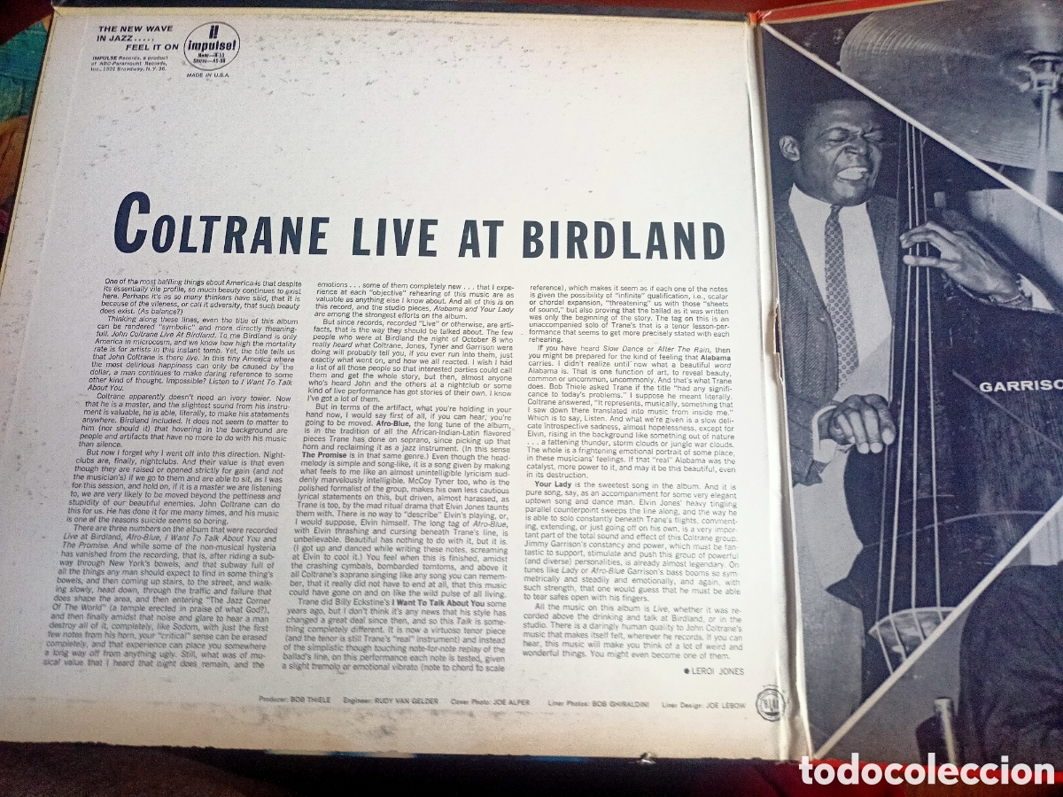 Discos de vinilo: Coltrane live in Birdland - Foto 2
