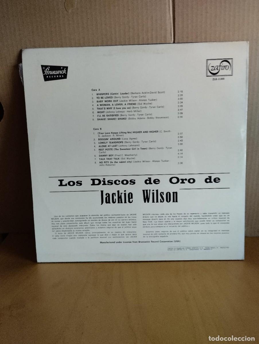 Discos de vinilo: JACKIE WILSON ---- LOS DISCOS DE ORO - Foto 2