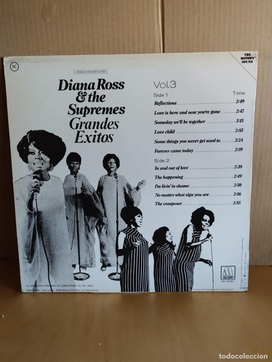 Discos de vinilo: DIANA ROSS & THE SUPREMES ---- GRANDES EXITOS - Foto 2