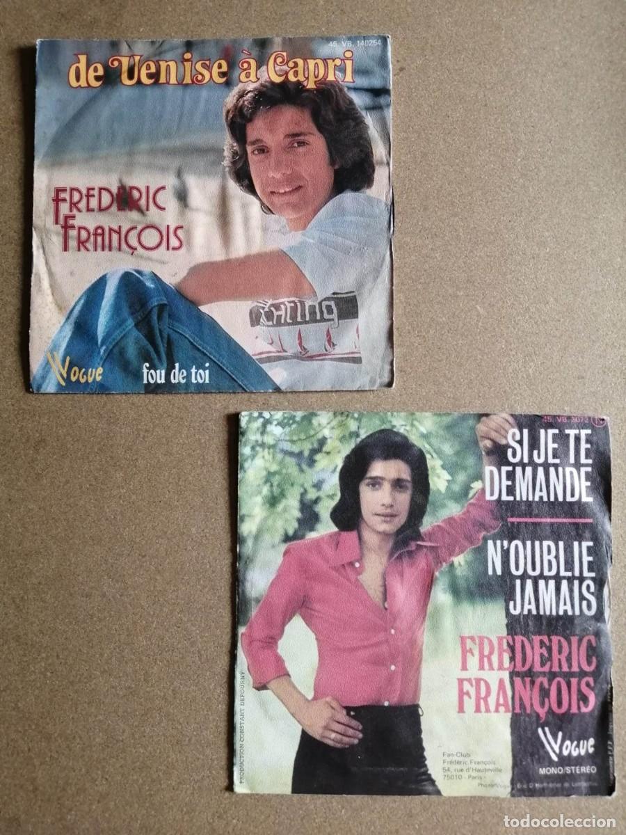 Discos de vinilo: DOS DISCOS SINGLE. FREDERIC FRAN&Ccedil;OIS - Foto 1