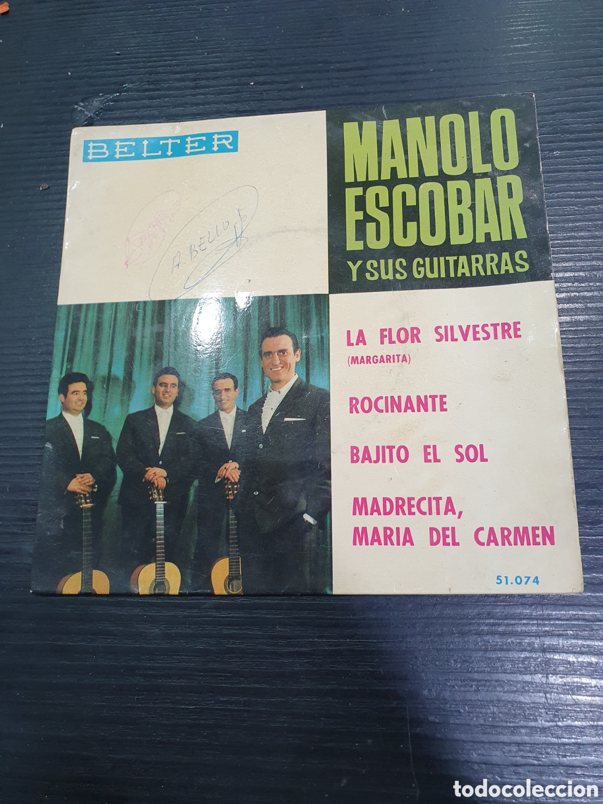 Discos de vinilo: Single EP Manolo Escobar y sus guitarras. (L71) - Foto 1