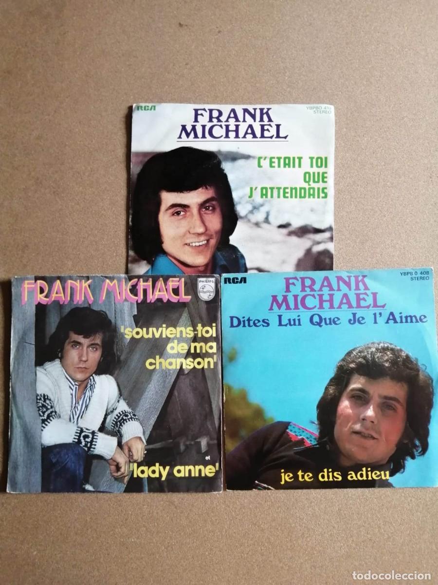 Discos de vinilo: DISCO SINGLE. FRANK MICHAEL (TRES DISCOS) - Foto 1