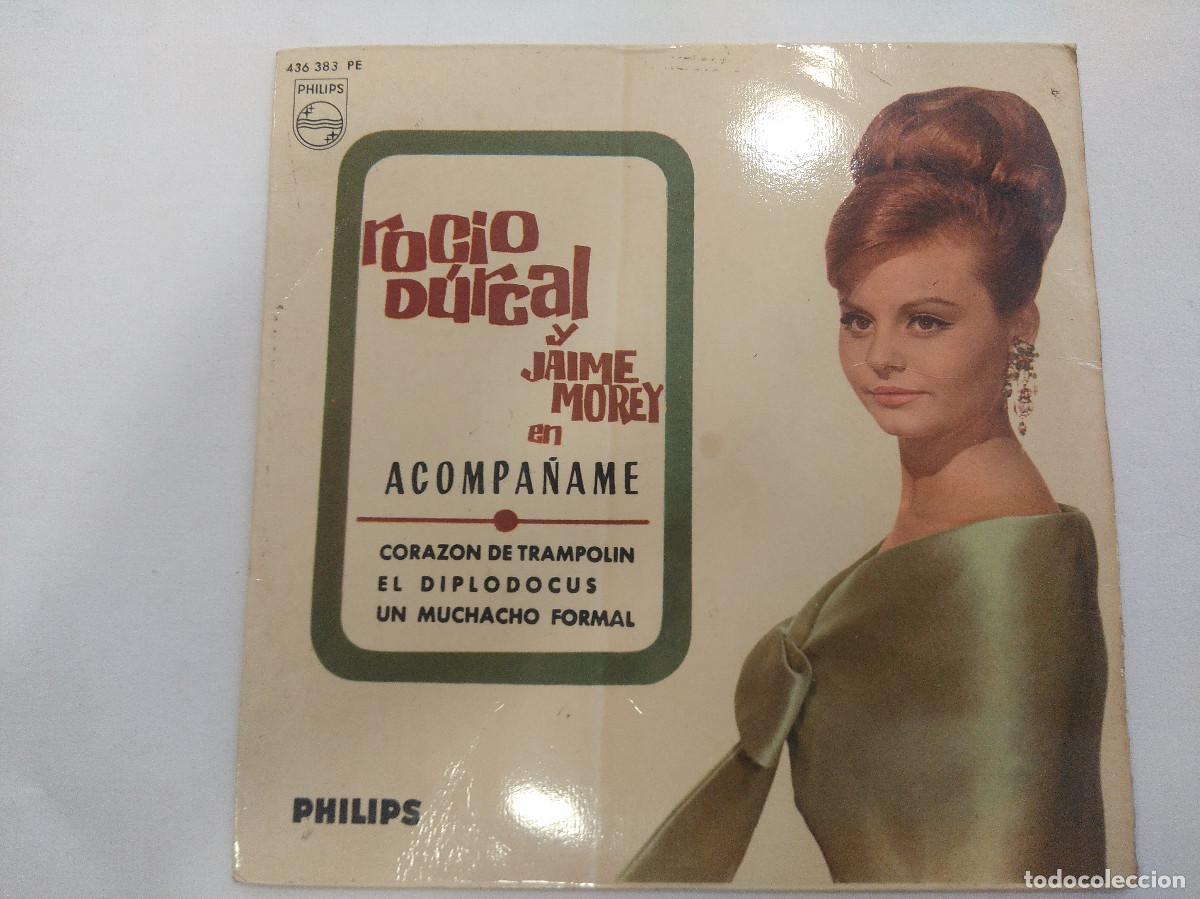 Discos de vinilo: ROCIO DURCAL Y JAIME MOREL/ACOMPA&Ntilde;AME/SINGLE. - Foto 1
