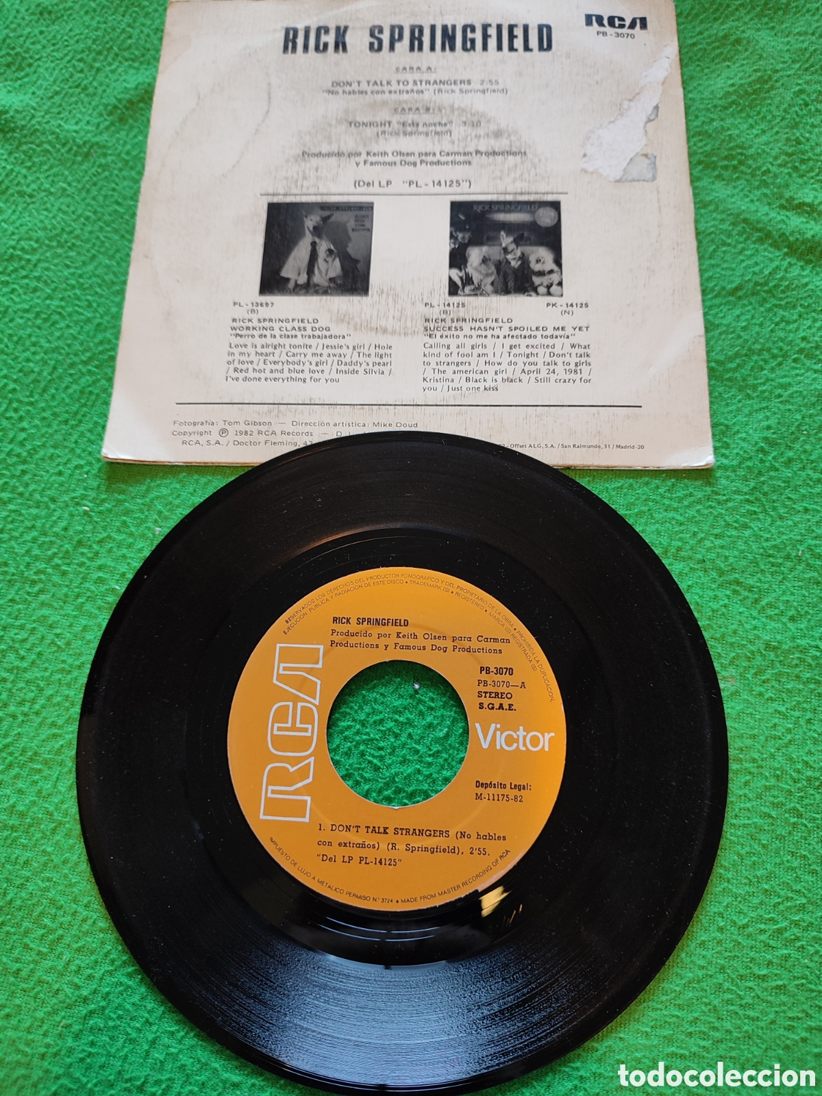Discos de vinilo: Rick Springfield - Dont Talk to strangers - Foto 2