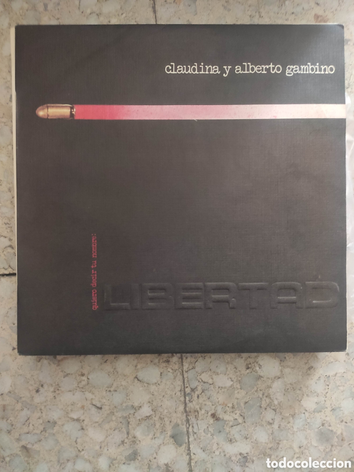 Disques de vinyle: LP CLAUDIA Y ALBERTO GAMBINO QUIERO DECIR TU NOMBRE LIBERTAD. ZAFIRO 1976