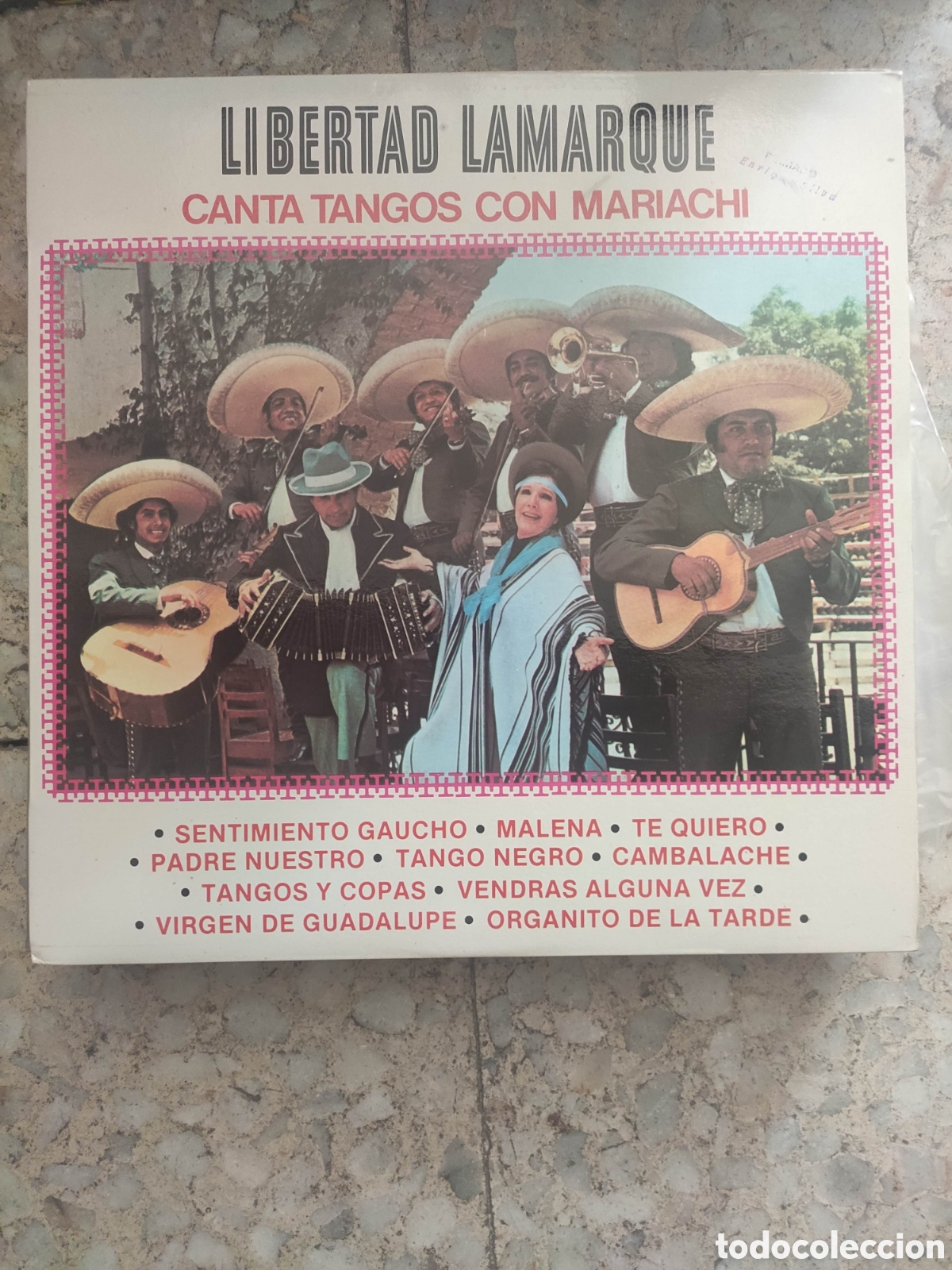 Disques de vinyle: LP LIBERTAD LAMARQUE CANTA TANGOS CON MARIACHI. RCA 1980
