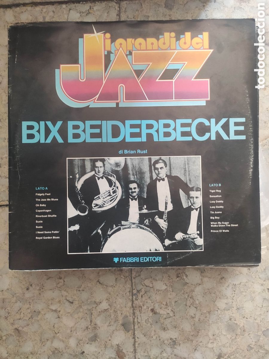 Discos de vinilo: LP BIX BEIDERBECKE BRIAN RUST GRANDES DEL JAZZ - Foto 1
