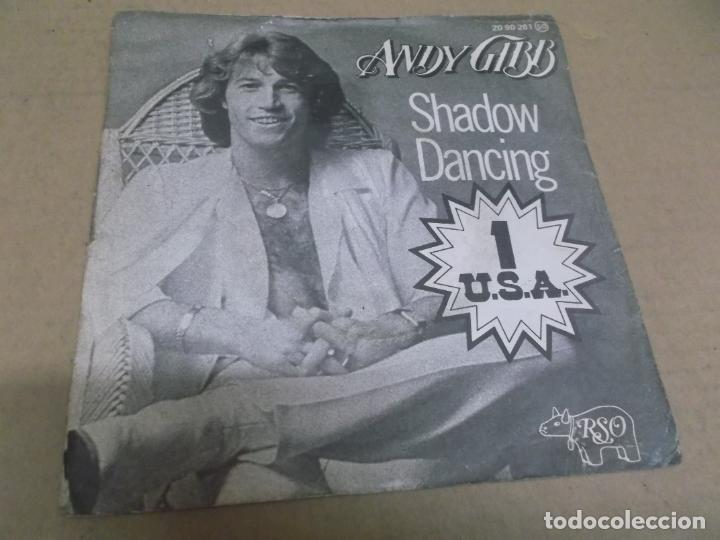 Discos de vinilo: ANDY GIBB (SN) SHADOW DANCING A&Ntilde;O &ndash; 1978 - Foto 1