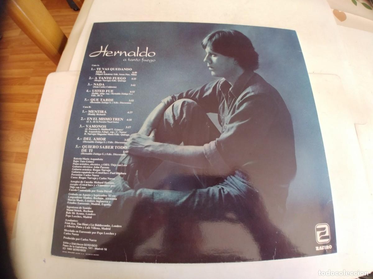 Discos de vinilo: HERNALDO-LP A TANTO FUEGO - Foto 2