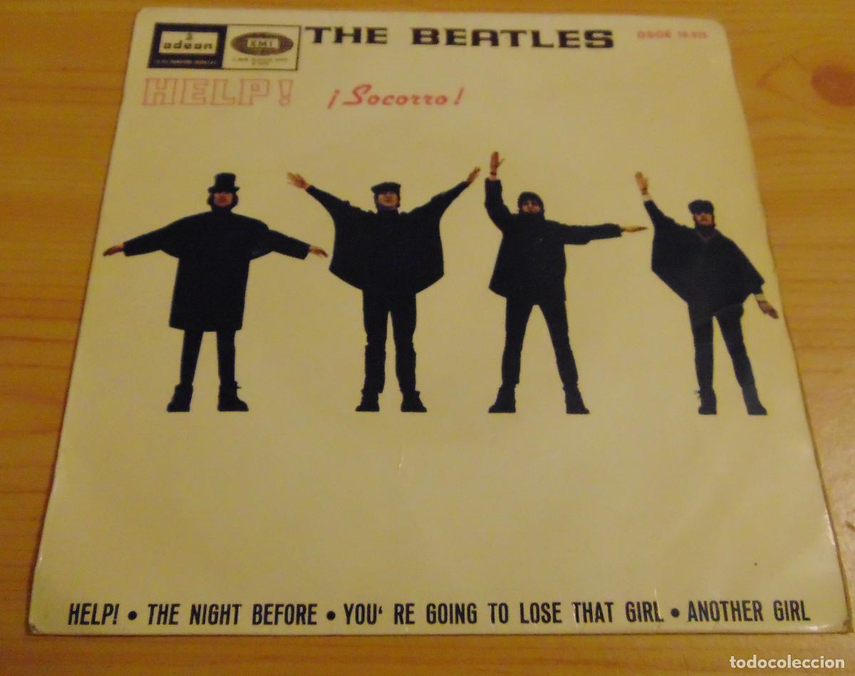 Discos de vinilo: The Beatles &ndash; Help! + 3 - EP 1965 - Foto 1