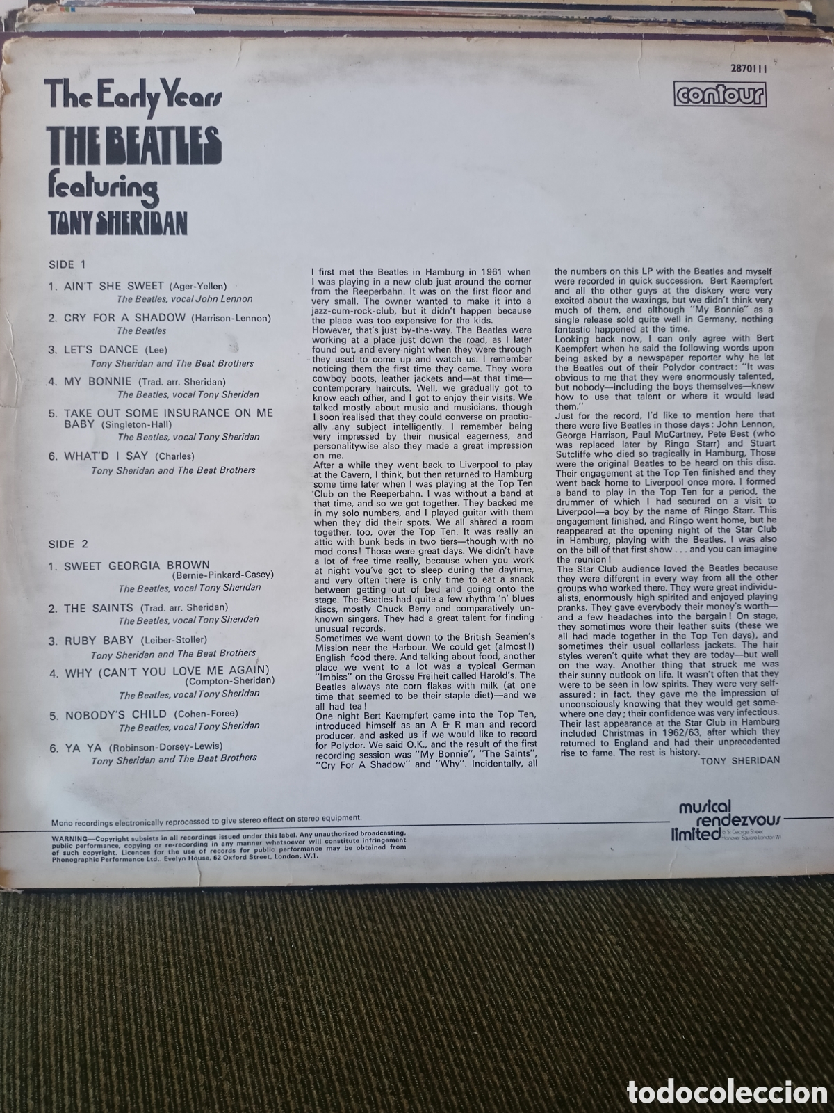 Discos de vinilo: The beatles the early years - Foto 2