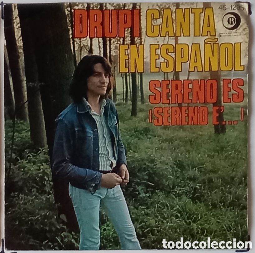 Discos de vinilo: DRUPI &rdquo;SERENO ES + DUE&rdquo; SINGLE 1975 - Foto 1