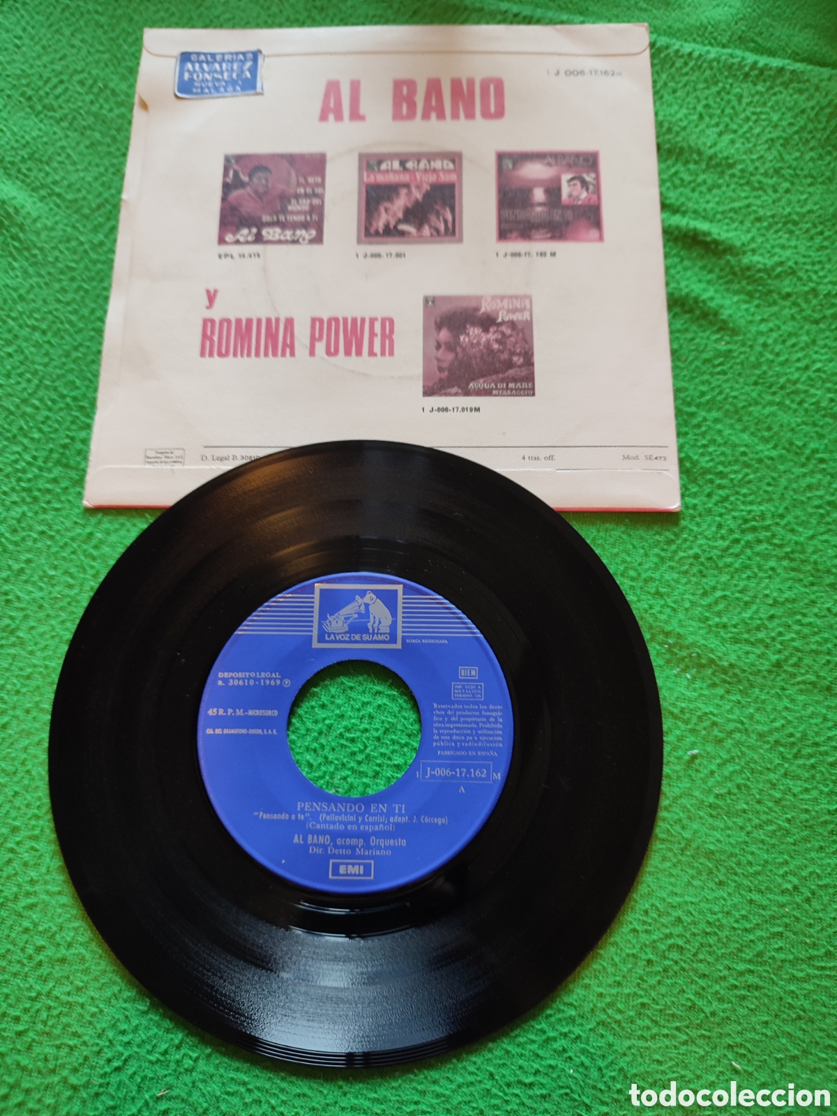 Discos de vinilo: Al Bano - Pensando en ti - Foto 2