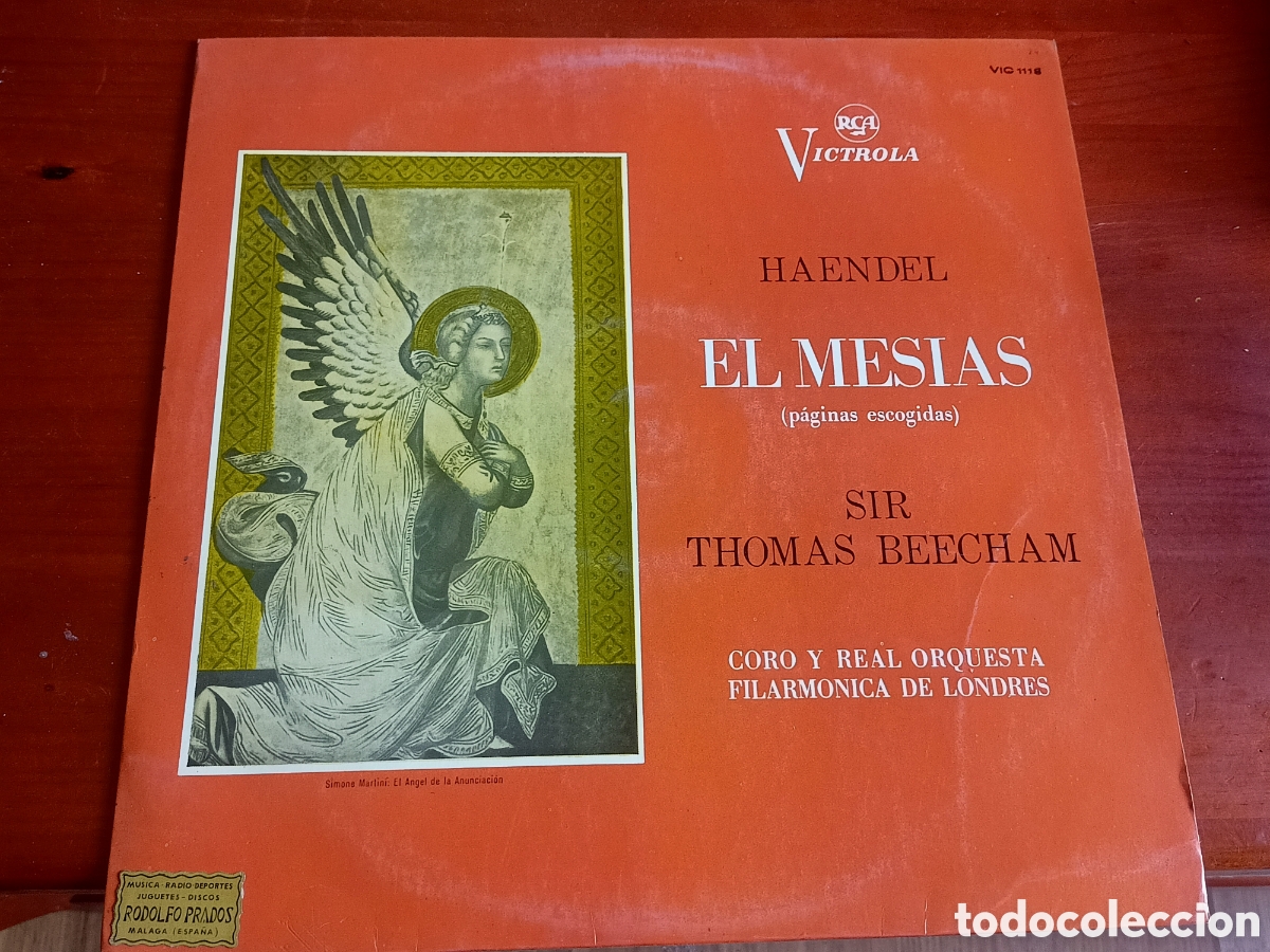 Discos de vinilo: Haendel El Mes&iacute;as disco 3 - Foto 1
