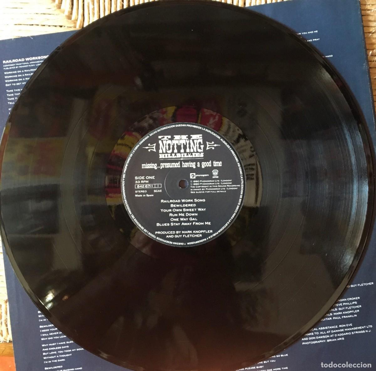 Discos de vinilo: THE NOTTING HILLBILLIES - MISSING...,LP edic 1990 - Foto 2