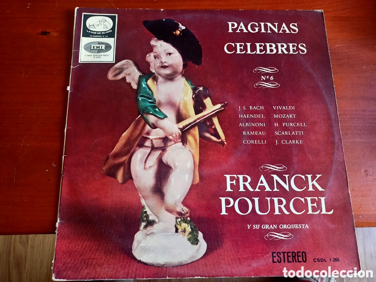 Discos de vinilo: Frank pourcel p&aacute;ginas c&eacute;lebres - Foto 1