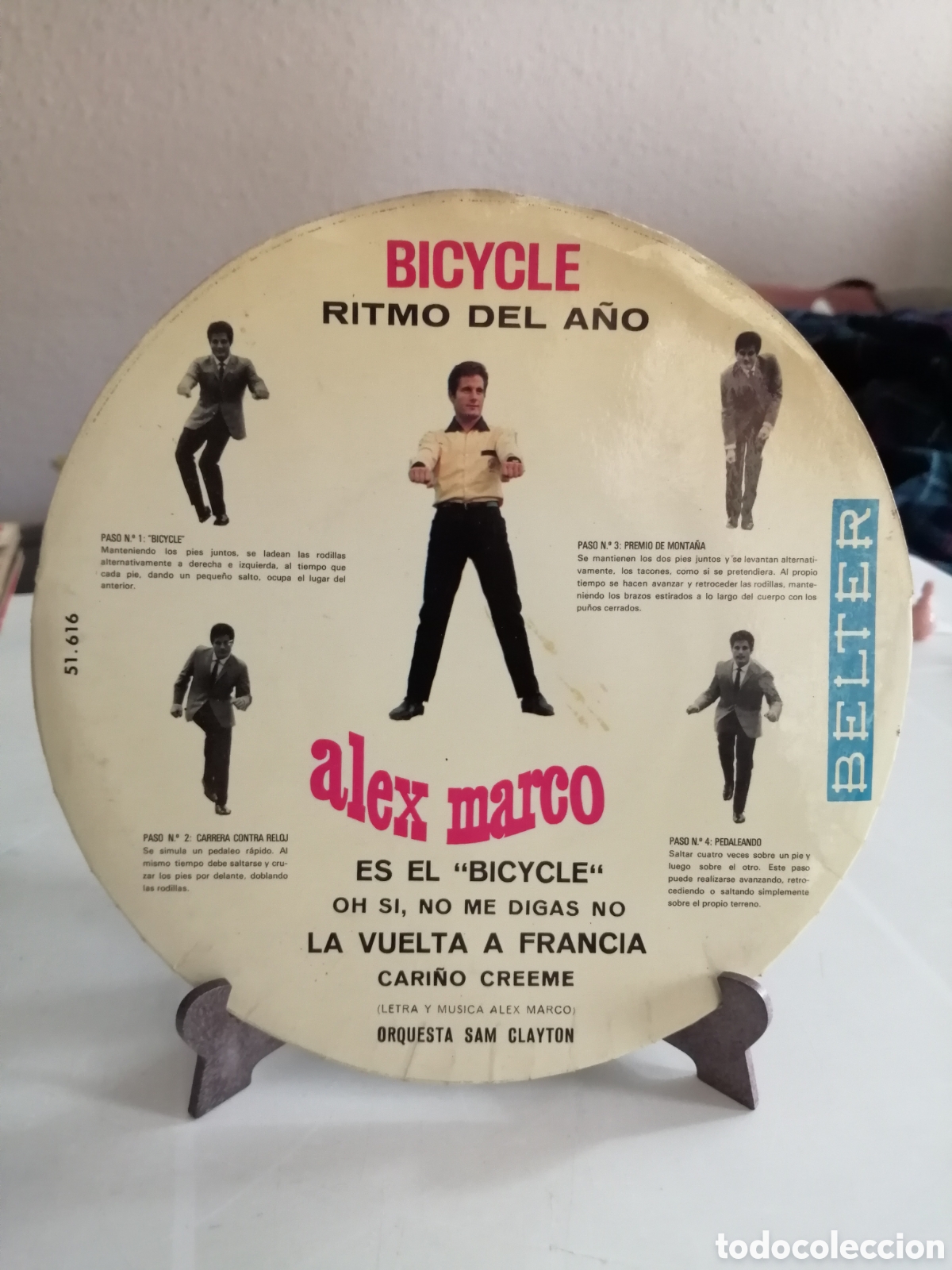 Discos de vinilo: Alex Marco El Bicycle. Single - Foto 2